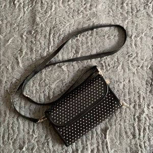 BlackWhite Polka Dot Cross body